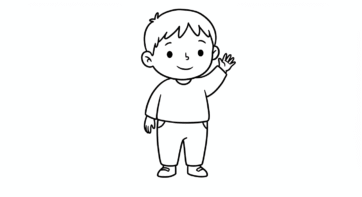 Okul öncesi çocuklar için aktiviteler boyama kitabı çizim örneği