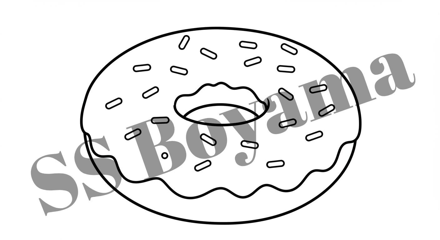 Tatlılar ve Pastalar Boyama Kitabı (PDF) – Okul Öncesi Sertifikalı - Görsel 7